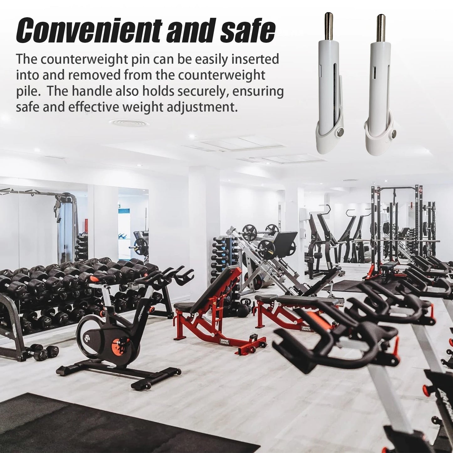 GripMax™ Gewicht Stack Pin Duo