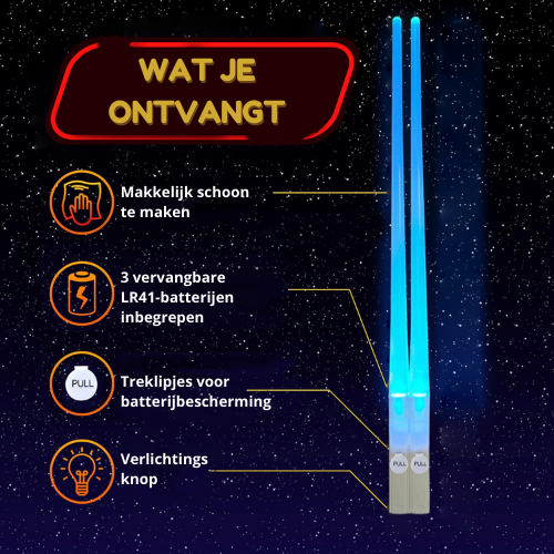 LumiChop™ LED Eetstokjes Duo